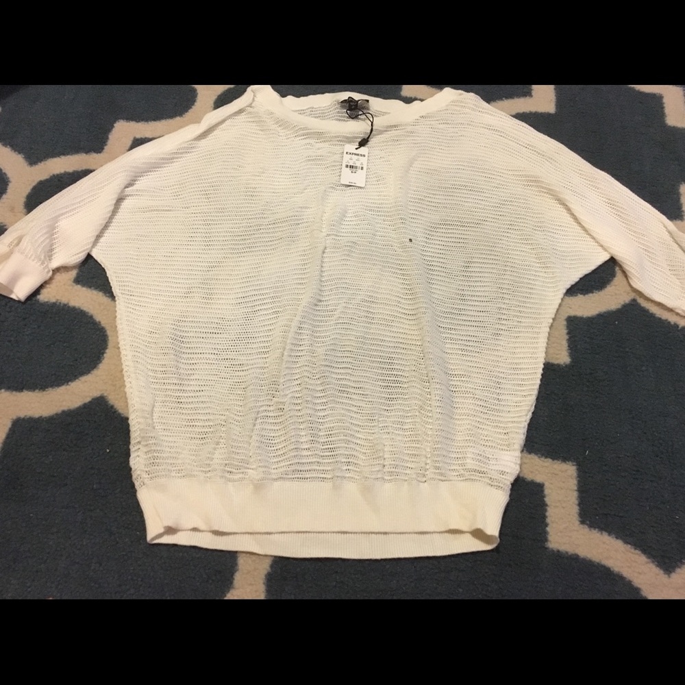 Express White Sweater